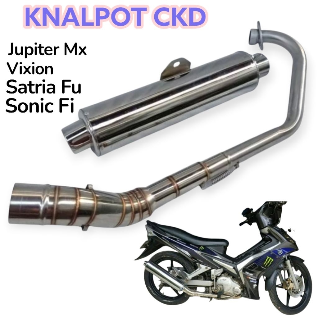 KNALPOT CKD VIXION KNALPOT CKD STANDAR VIXION SATRIA FU JUPITER MX NEW MX OLD KNALPOT CKD STANDAR JU