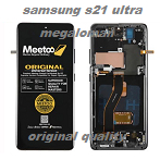 meetoo lcd ts + frame samsung s21 ultra 5g g998  not fingerprint best super quality