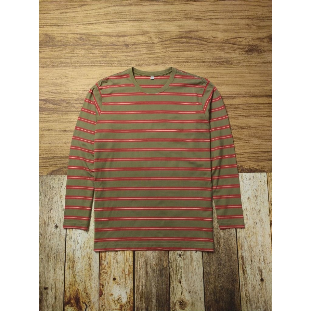 Uniqlo Stripe Long Sleeve Shirt