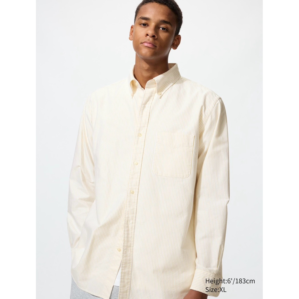 Uniqlo Oxford Stripe Shirt | Reg Fit