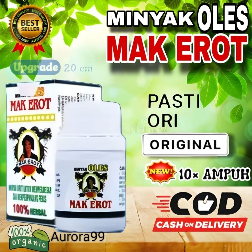Minyak Olez (MAK EROT) Minyak Urut Minyak Pijat Herbal Tradisional Organik Alami 100% Original/Linta