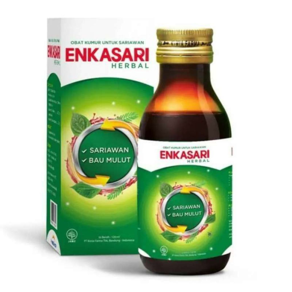Enkasari Herbal Obat Kumur Sariawan 120ml