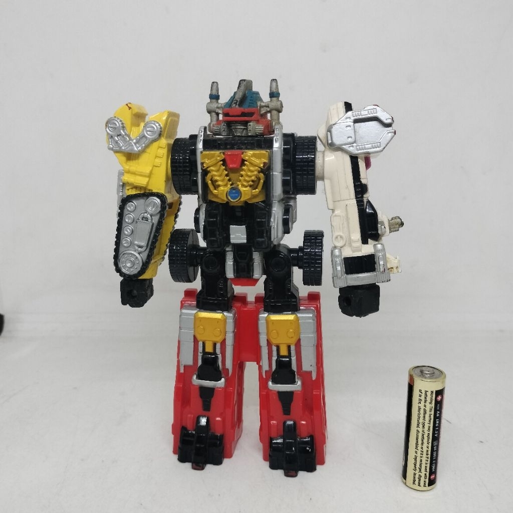 Bandai Power Rangers Megazord Figure 6" Zord Overdrive Fast Ship 2006 Sesuai Foto
