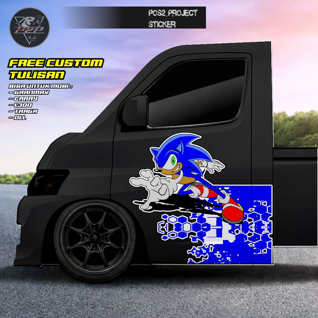 STIKER CUTTING DECAL PINTU SAMPING MOBIL CARRY FUTURA PICK-STIKER DECAL FUTURA, T120SS CARRY VARIASI