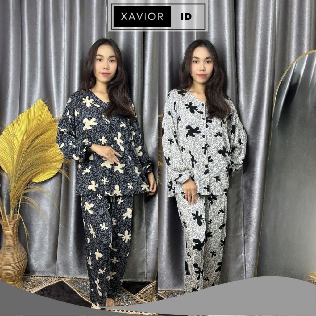 XV PIYAMA WANITA AGNES BY TESSA ABSTRAK