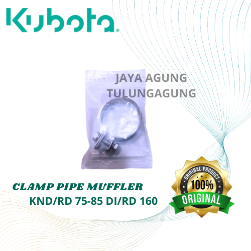 KUBOTA CLAMP PIPE MUFFLER KND/RD75-85DI/RD140-150 / KLEM KNALPOT KUBOTA KND/RD75-85DI/RD160/RD140-15
