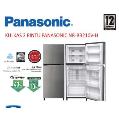 KULKAS PANASONIC 2 PINTU NRBB210VH
