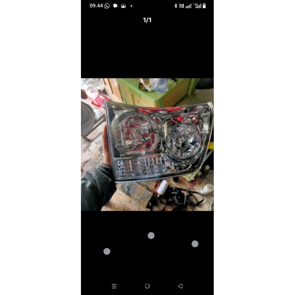 stoplamp bagasi harrier original