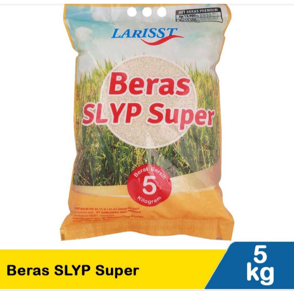 Beras Cap Larisst 5kg/Beras Premium Larisst 5 kg/Larisst Beras Premium 5kg