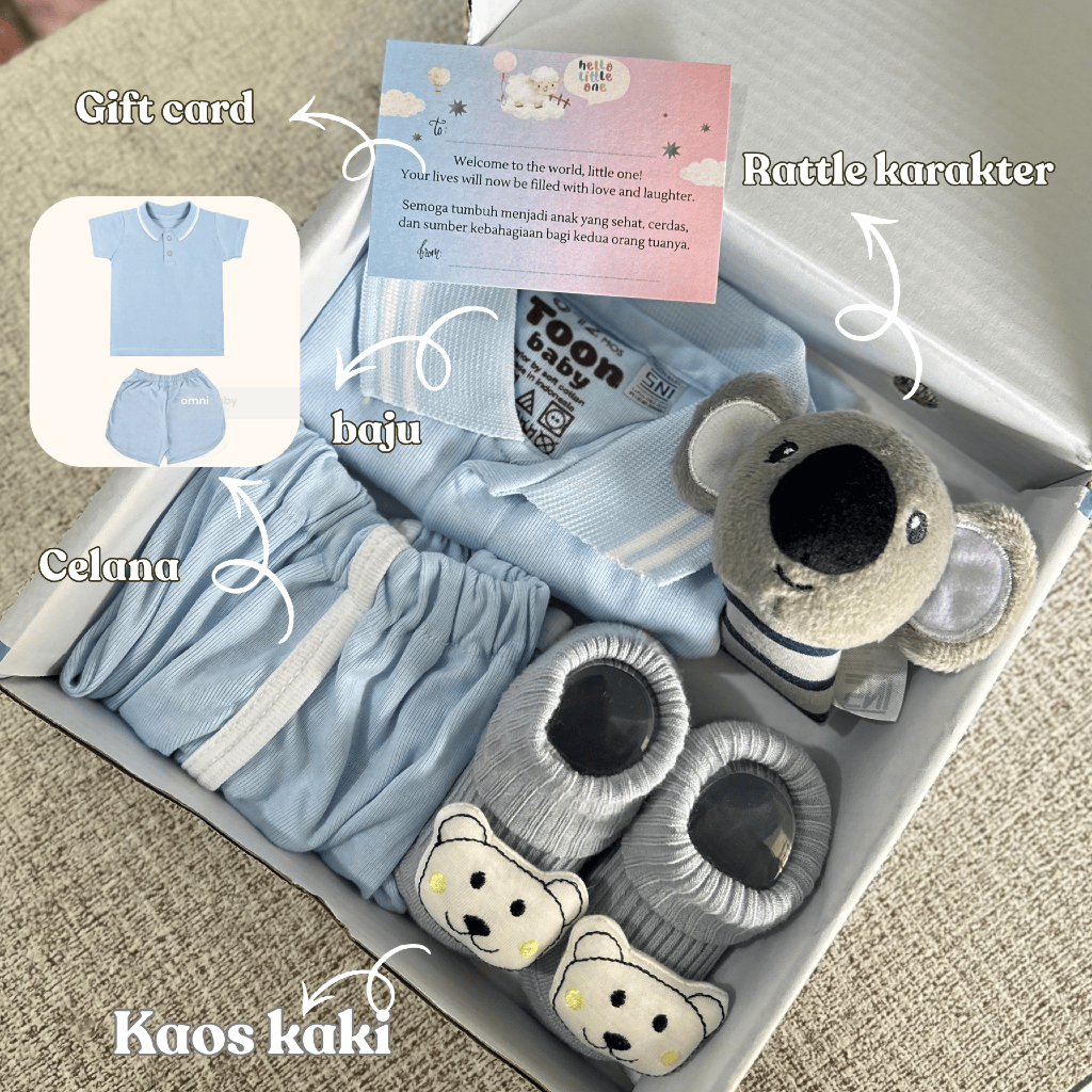 Hampers Bayi Laki Laki | Hadiah Bayi Laki Laki | Set Gift Baby New Born