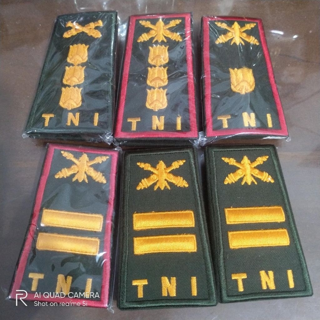 PANGKAT PDH TNI AD KORPS ARHANUD