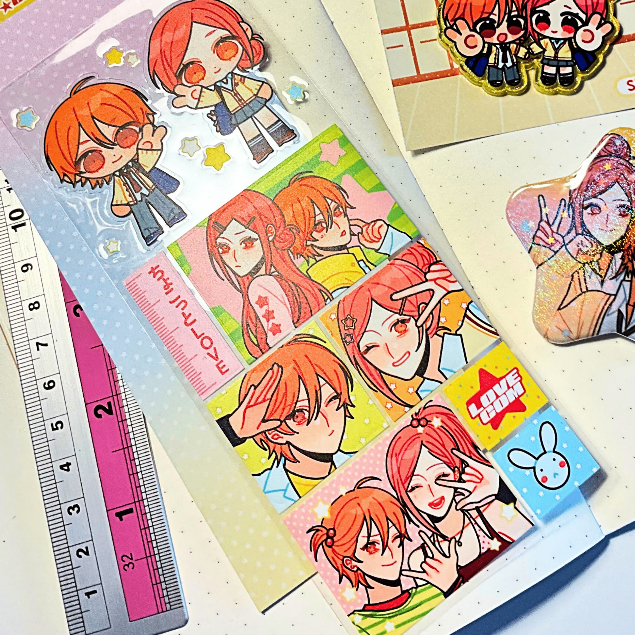 [lovely complex] transparent sticker sheet by shyav