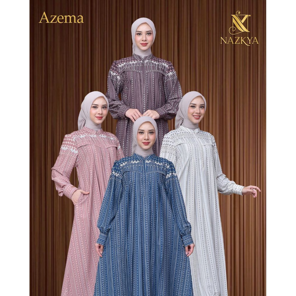 {TERBARU NAZKYA} AZEMA DRESS BY NAZKYA /GAMIS PREMIUM 2026