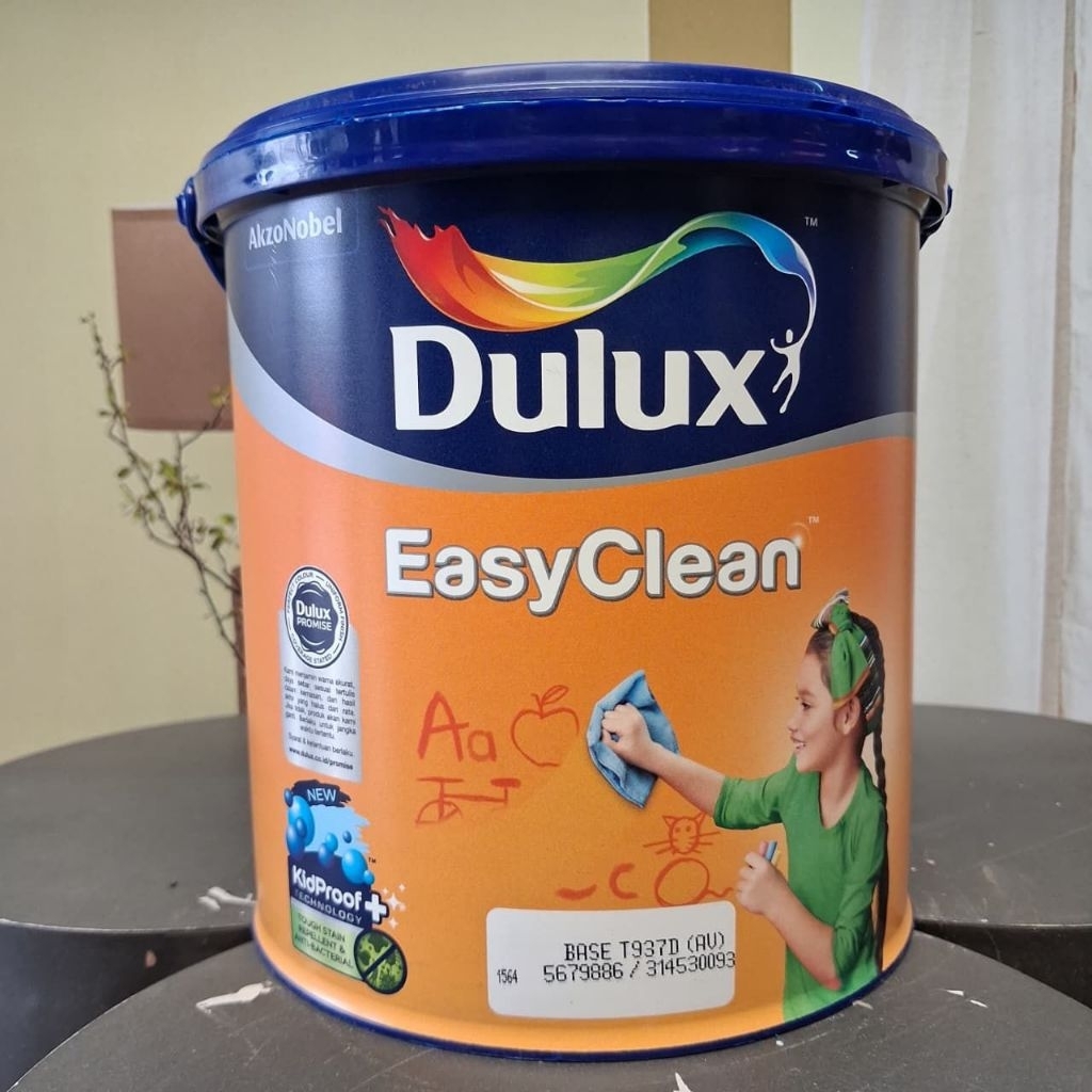 DULUX EASY CLEAN 20LTR/CAT TEMBOK DALAM ANTI NODA/CAT TEMBOK INTERIOR ANTI NODA