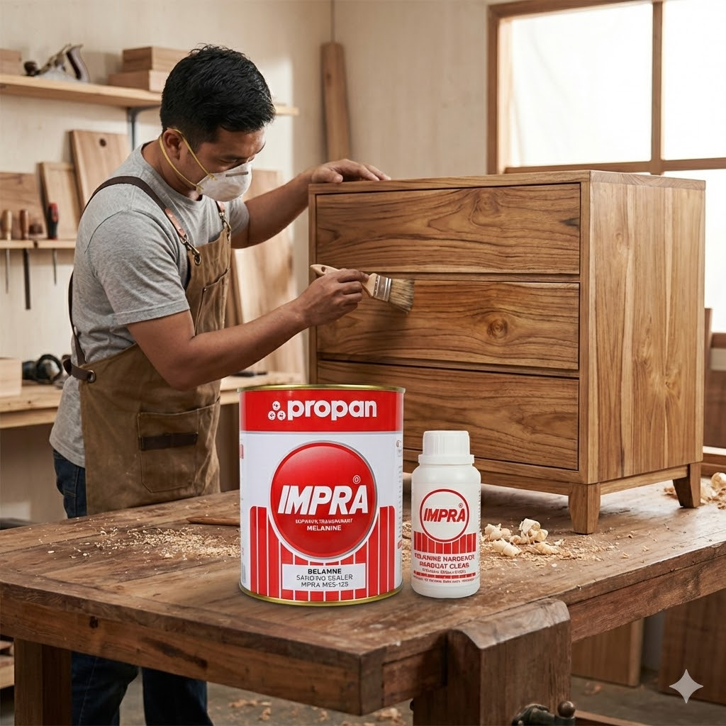 PROPAN IMPRA MELAMINE SANDING DAN CLEAR GALON