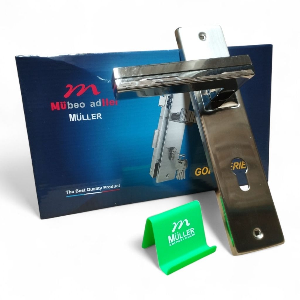 Kunci Pintu Besar MULLER ukuran 25 cm stainles. MULLER