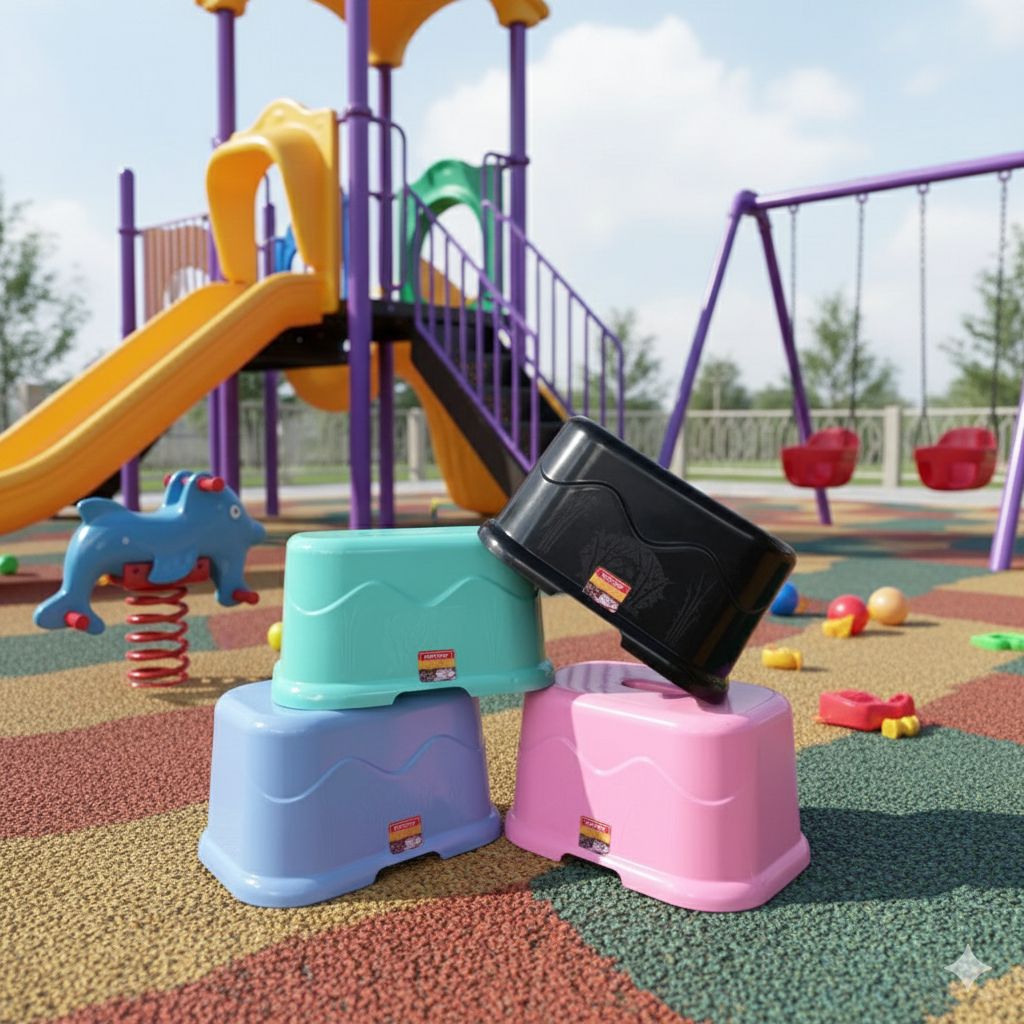 BANGKU JONGKOK / BANGKU PLASTIK / DINGKLIK KECIL / DINGKLIK PLASTIK / BANGKU JONGKOK BULAT / DINGKLI