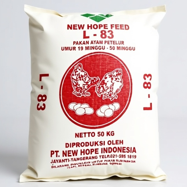 Pakan Ayam Petelur New Hope L-83 Kemasan 1 Kg- Pur Ayam Petelur Masa Produksi 19-50 Minggu