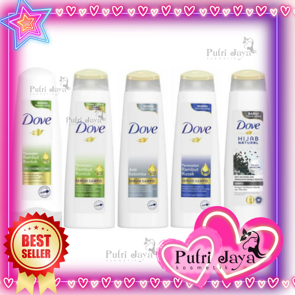 [70ml] DOVE SERUM Shampoo & Conditioner UNLVR
