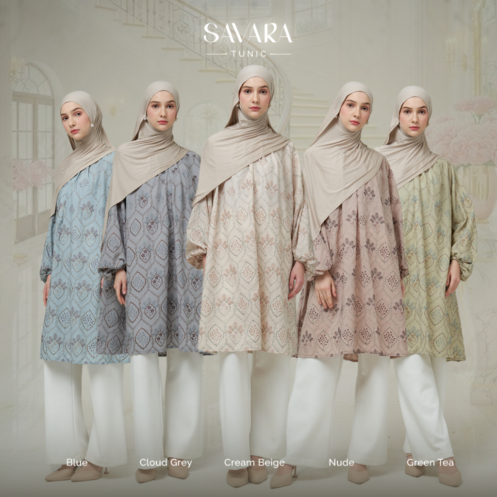 Savara Tunic | Tunic Wanita | Tunic Katun Bordir Busui Friendly | Tunic Oversize