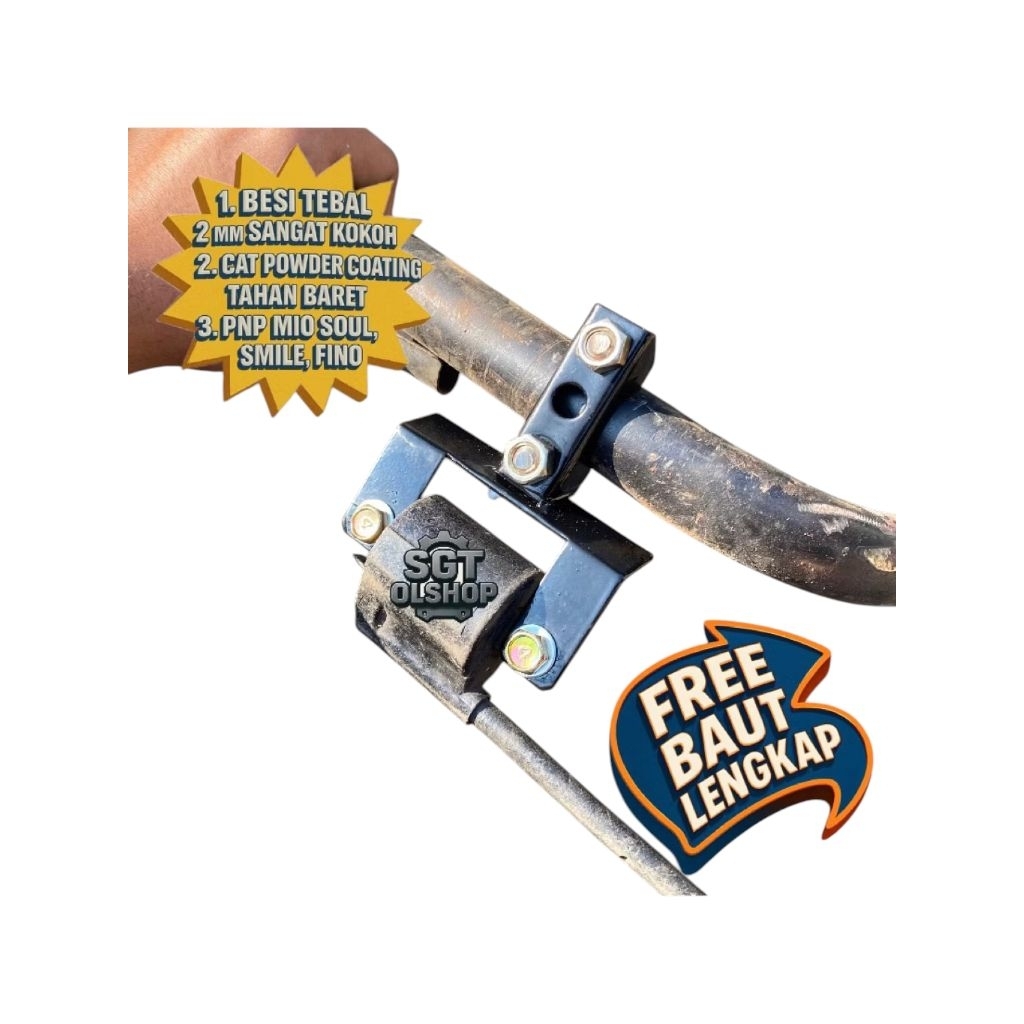 breket bracket koil mio smile mio sporty mio soul karbu fino karbu dudukan koil motor mio smile spor