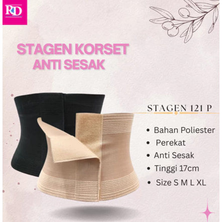 Stagen Perekat Korset Pelangsing Perut Tinggi 17cm | Korset | READY