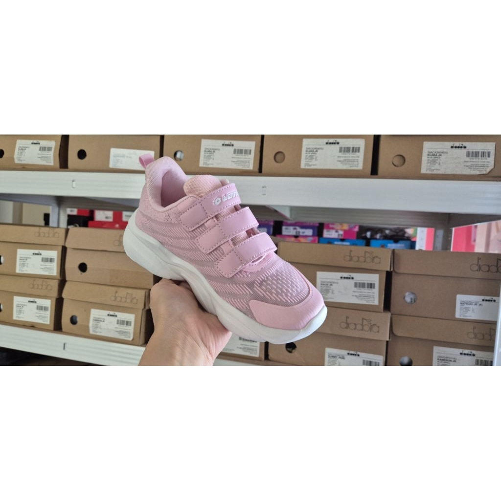 Lotto Elda Jr Girls Running Pink |Girls Kids Sneakers Shoes - Lotto Original