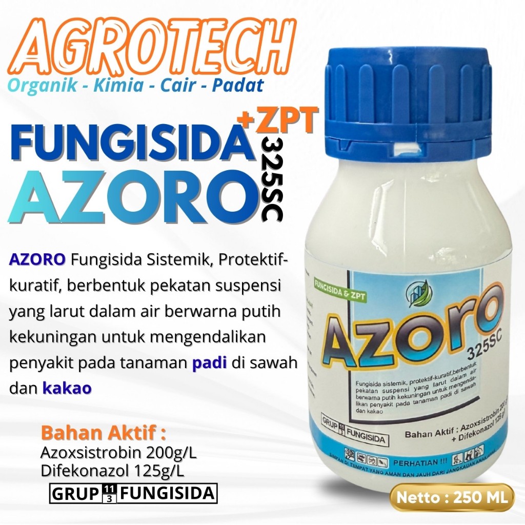 AZORO 325SC 250ML Fungisida Sistemik untuk Cabai, Sayur & Buah