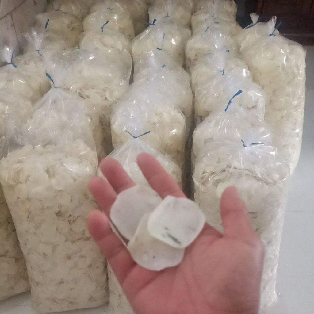 Opak Koin Mentah 5kg - Singkong, Mentega, Kucai