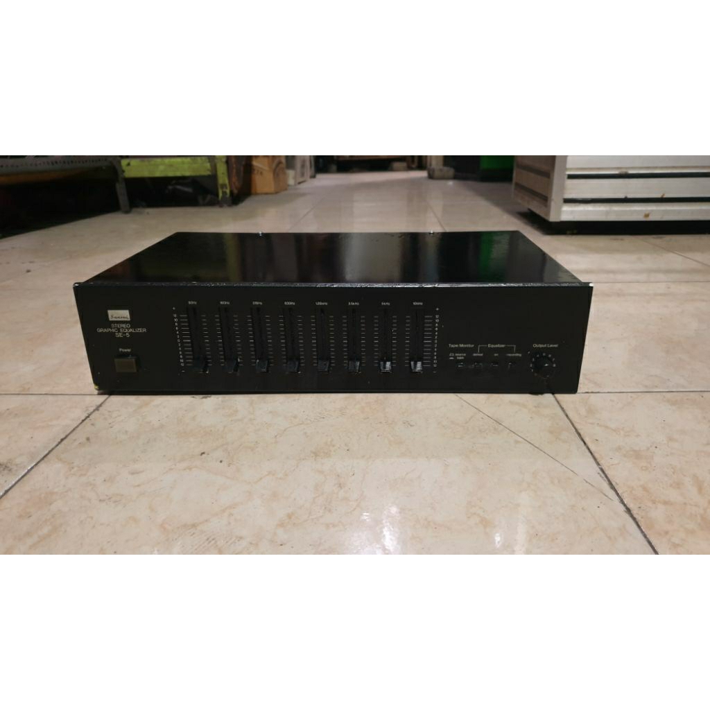 equalizer sansui se5 vintage made in japan second normal siap pakai sudah di tes