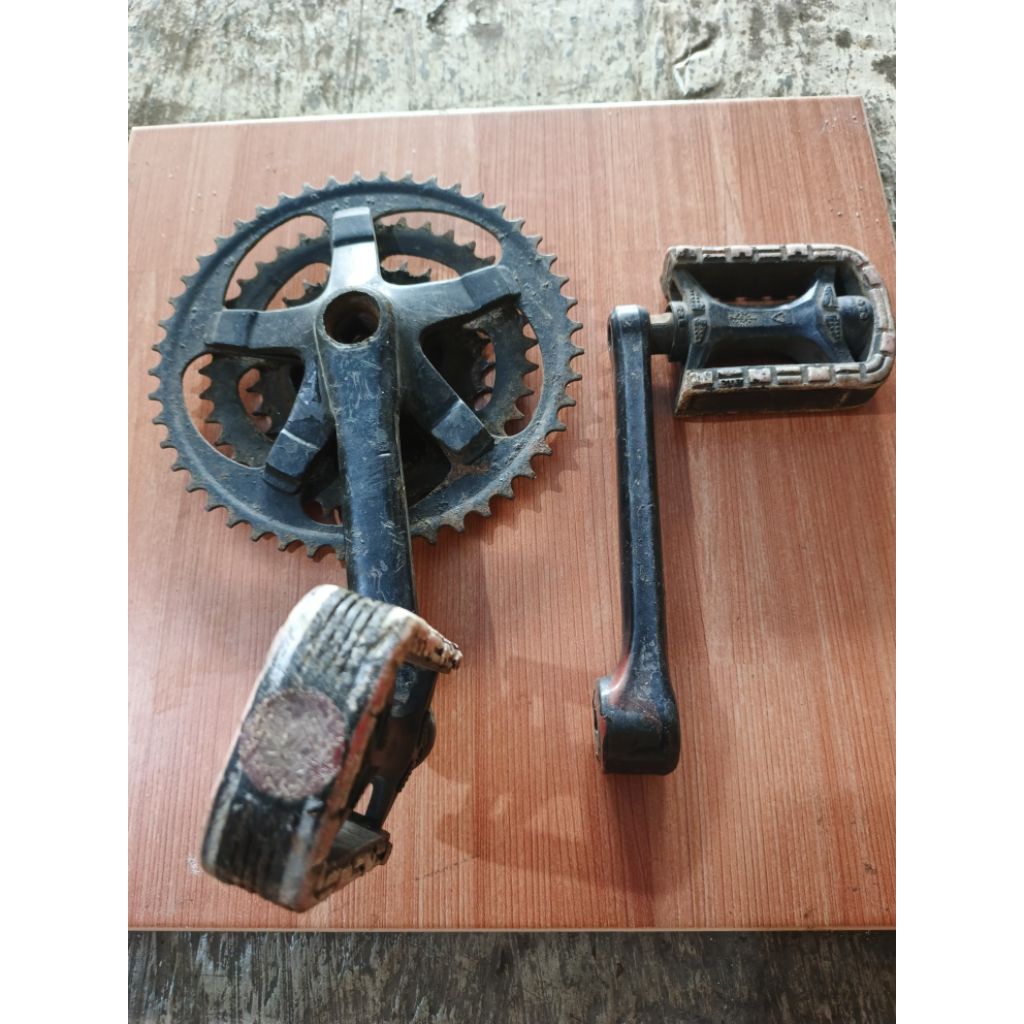 crankset sepeda mtb second layak pakai