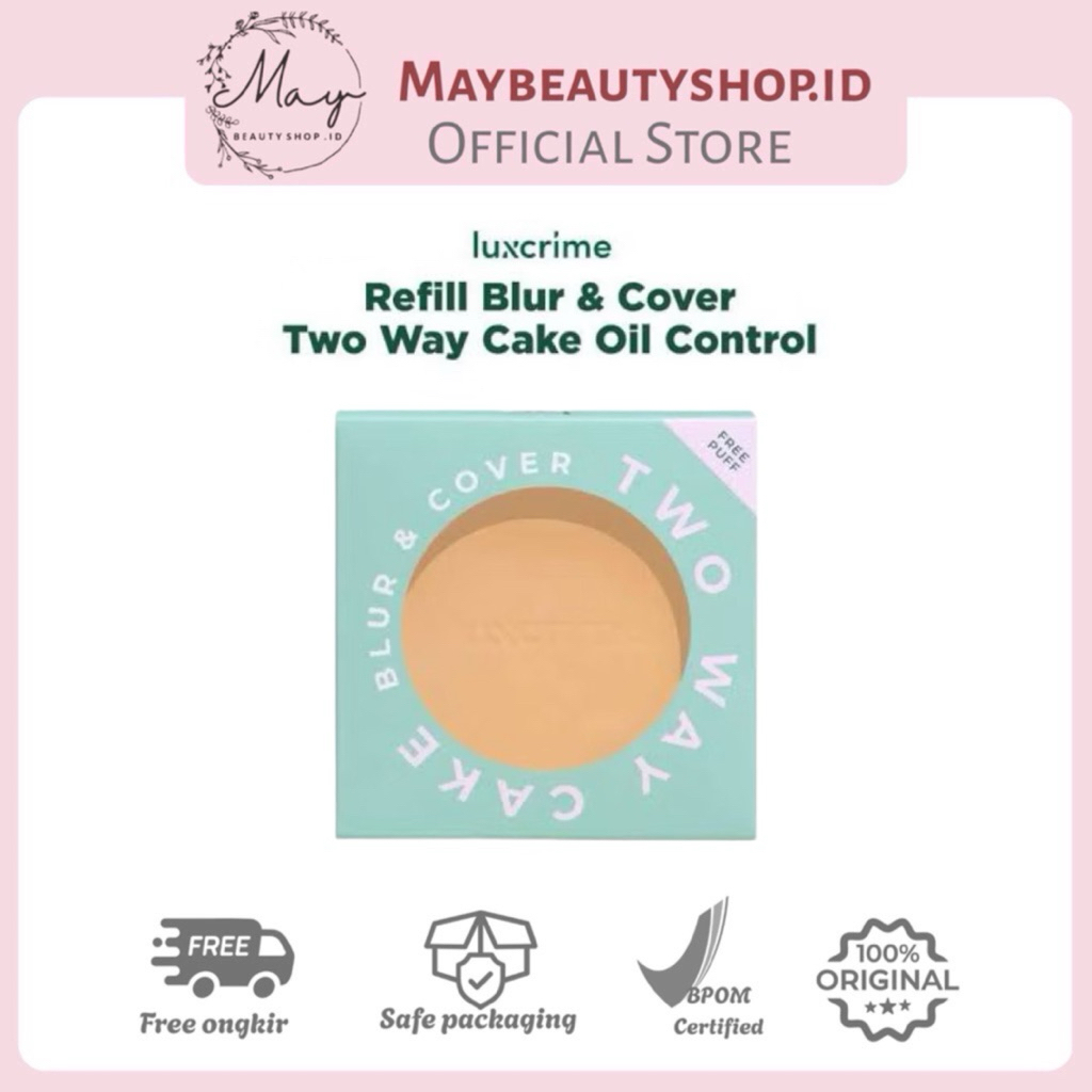 Luxcrime Two Way Cake Oil Control  Refill 8,5gr