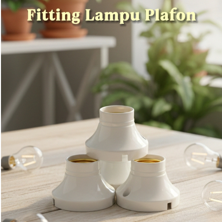 fitting lampu plafon minimalis / fitting lampu plafon mini
