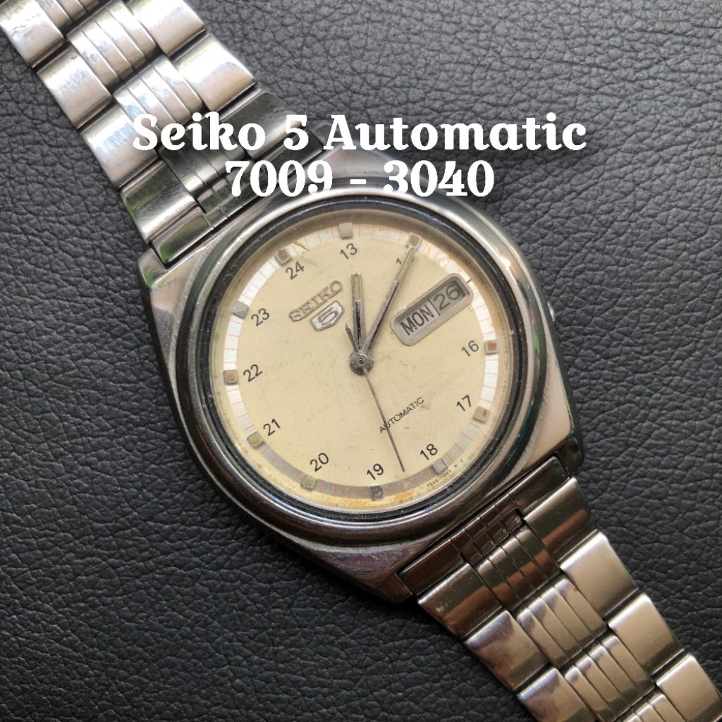Seiko 5 Vintage Semi military 7009-3040
