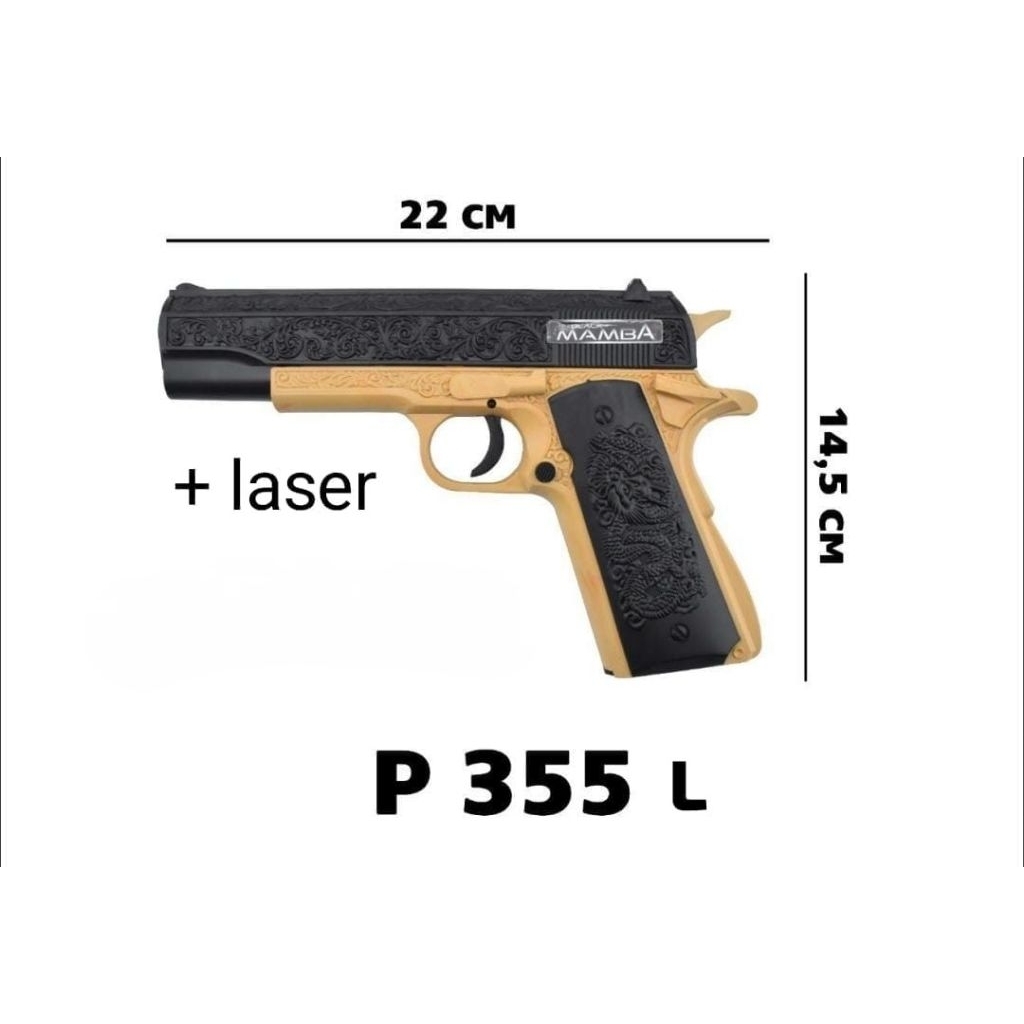 P 355 Pistol/Tembakan Black Mamba