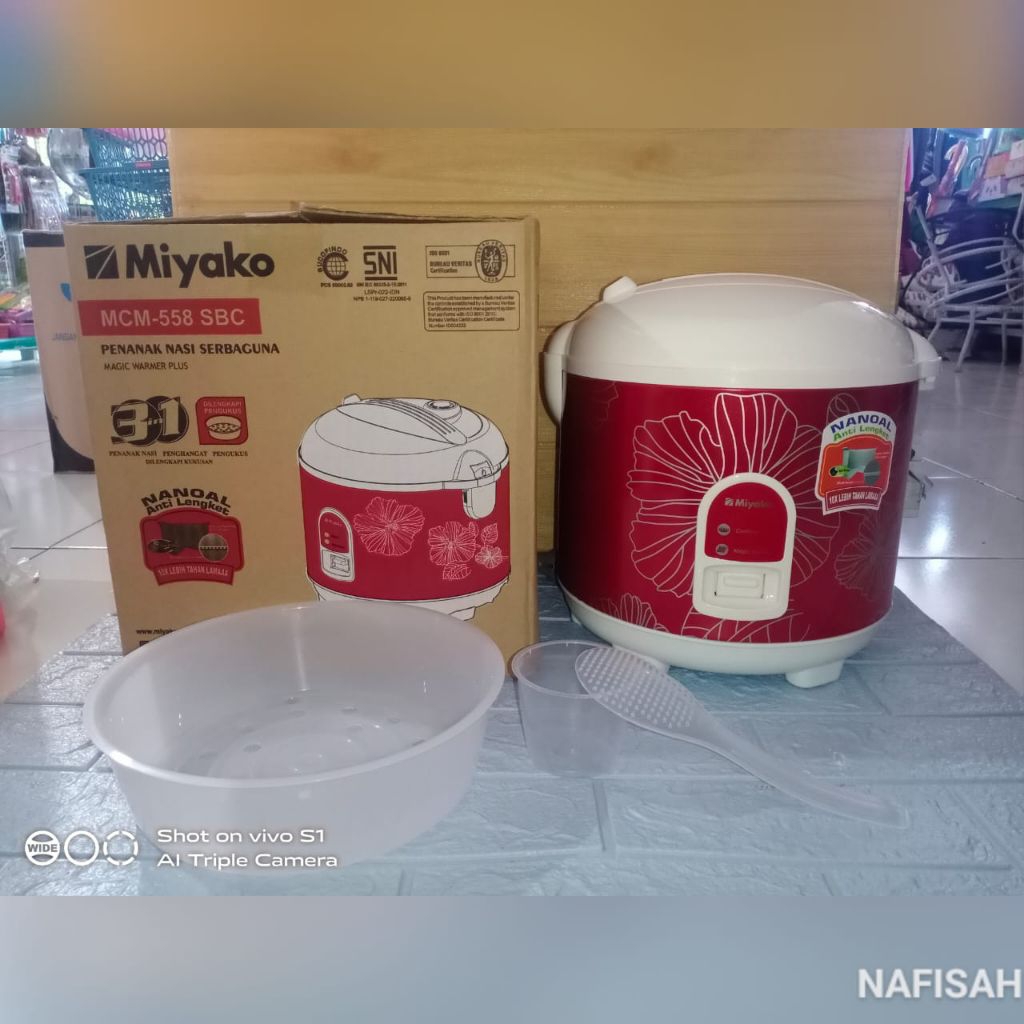Rice Cooker/pemanas Miyako (2Liter & 2,2Liter)