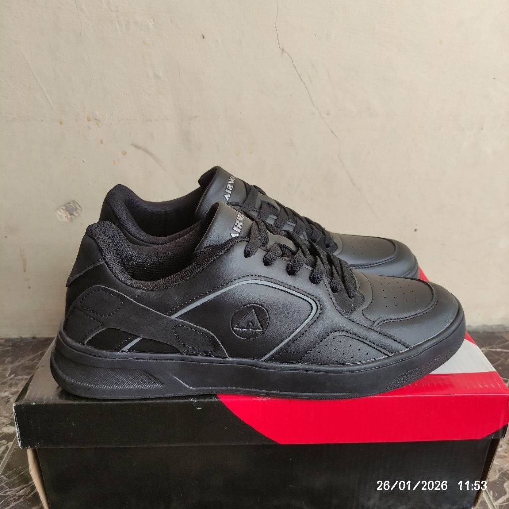 Sepatu Airwalk fullblack hitam original