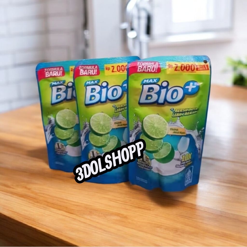bio+ 90 ml 1 dus isi 36pcs ( sabun cuci piring bio / sabun cuci murah )