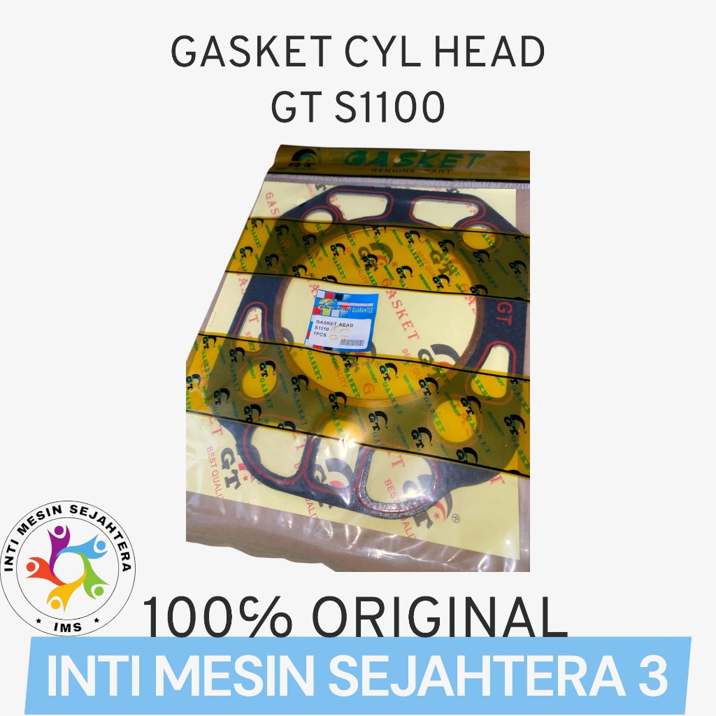 Gasket Cylinder Head GT S1100 / Paking Deksel Kop Mesin Diesel S 1100 / GT S1100 Gasket Cylinder Hea