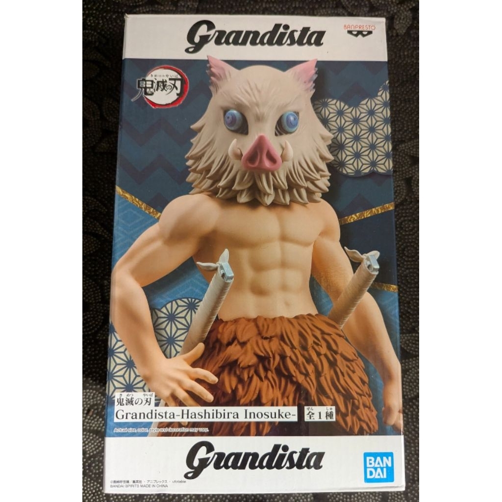 BANPRESTO Demon Slayer figure Inosuke Hashibira Grandista