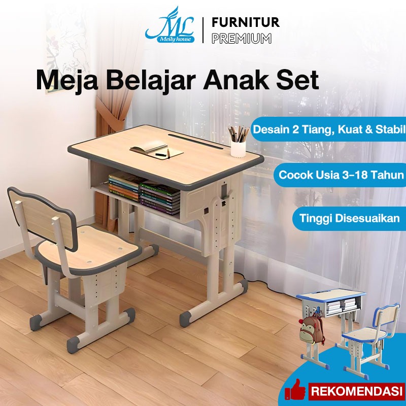 Meja Kursi Anak Meja Belajar Anak Meja Kursi Belajar Meja Sekolah Meja Bangku Paket Kursi Sekolah