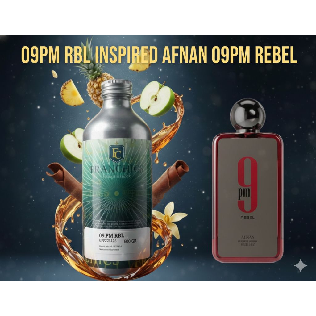 BIBIT PARFUM 09PM REBEL by FRANCHICS FRAGRANCE SEGEL PABRIK - BIBIT PARFUM AFNAN 09PM REBEL