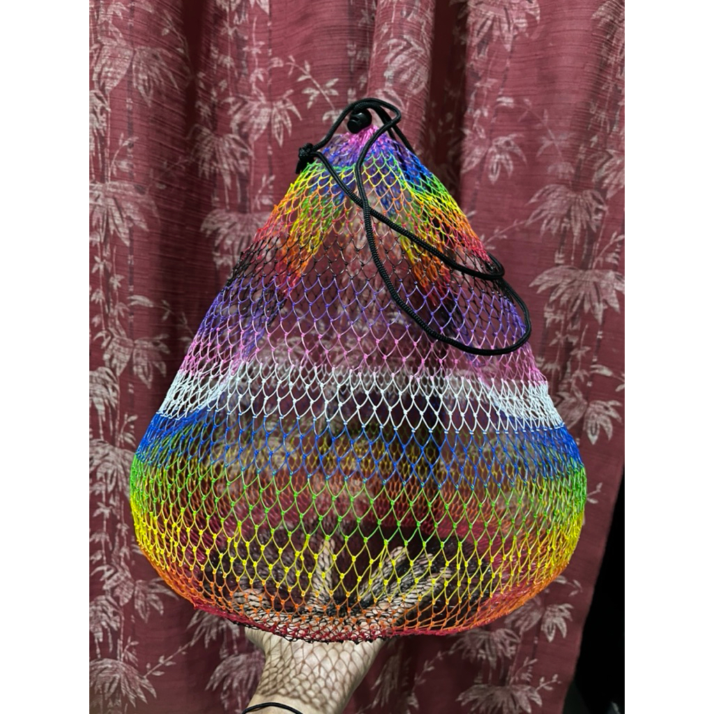 kepis rajut bahan senar size L