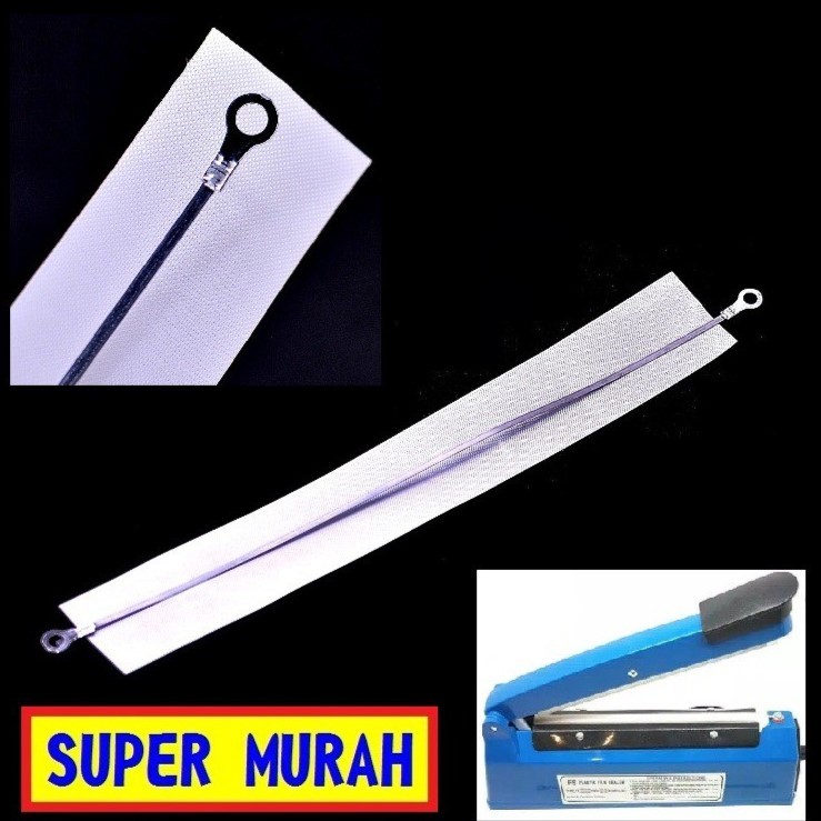 KAWAT LAS PLASTIK 20 cm 30 cm Elemen + Kain Sealer Mesin Pres Impulse Sealer Elemen Element 20cm  30