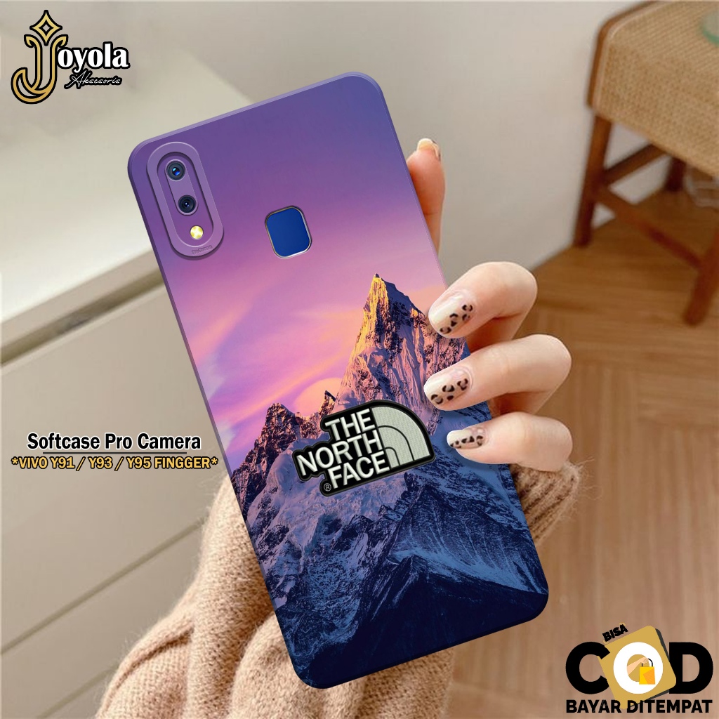 Case VIVO Y91/Y93/Y95 FINGER Fashion Casing Branded Softcase Pro Camera - Case Pelindung Kamera - Bu