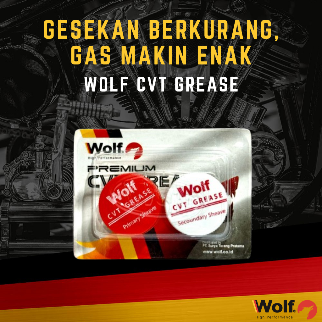 GEMUK CVT BRAND WOLF PREMIUM GREASE STEMPET TAHAN PANAS