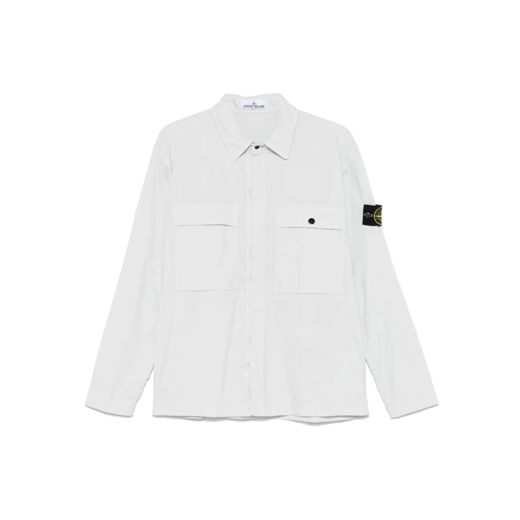 Stone Overshirt White