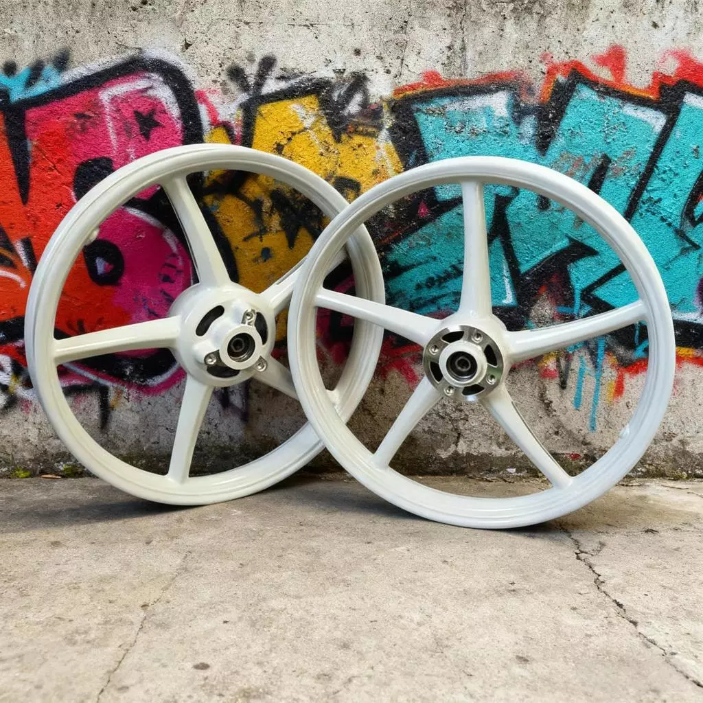 ENKEI velg racing sp 522 for suzuki satria Fu fu150 uk160/160x17 warna putih