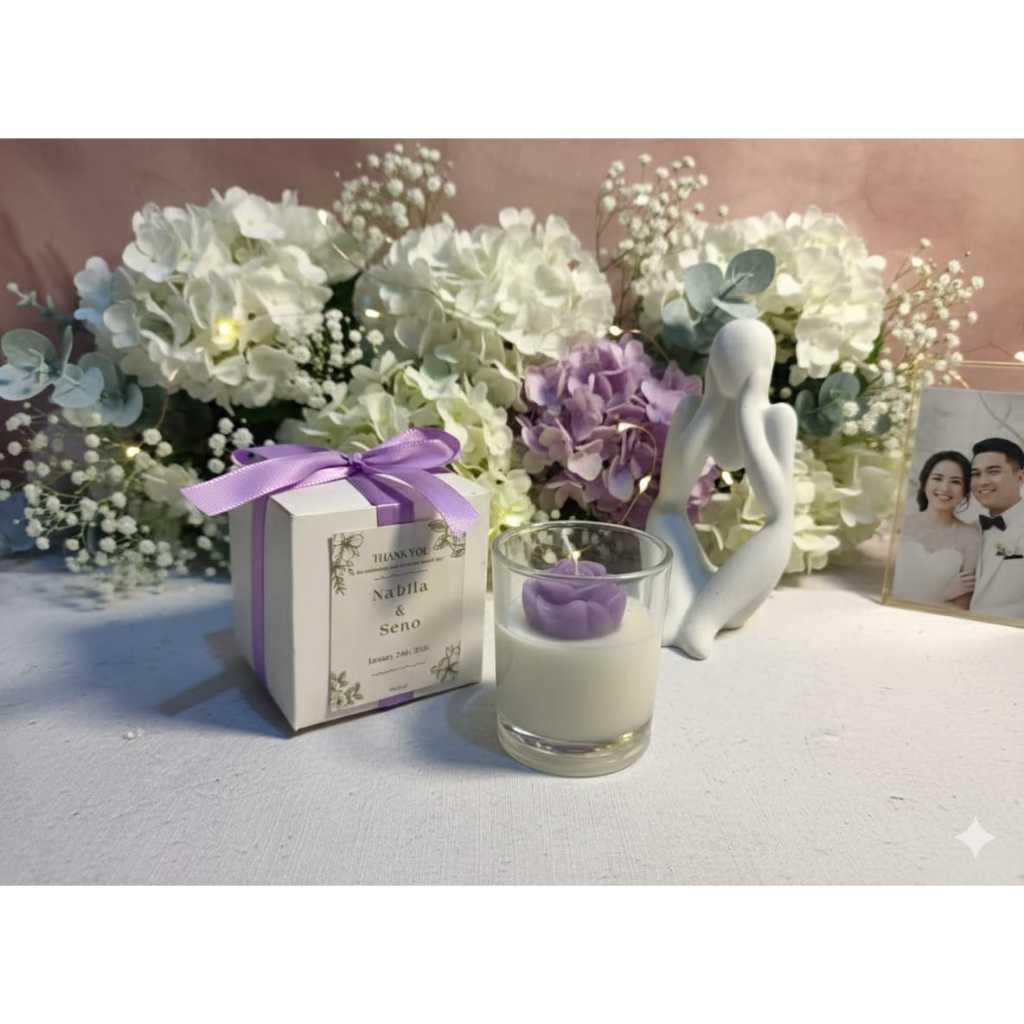 Lilin SALS – Lilin Aromaterapi Custom Warna untuk Souvenir Pernikahan
