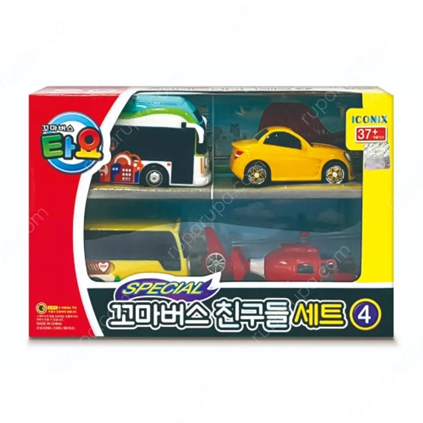 Tayo Set Diecast Mobil Style Mini Car Set